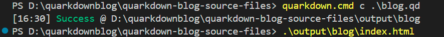 quarkdown编译成功